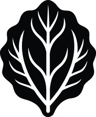 lettuce leaf icon vector illustration
