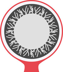Eye symptoms. Glaucoma disease.