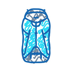 climbing pack mountaineering adventure icon doodle illustration