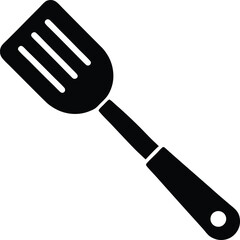 spatula flat icon vector illustration