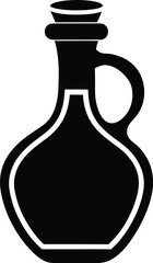 Vinegar Bottle Icon Vector Illustration