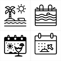 holiday icon set
