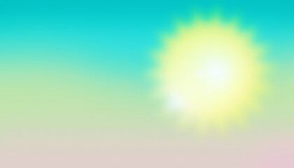 Obraz premium Abstract summer sunshine design with playful pink blue retro colors for summer holiday and vacation contents. Cheerful “Summer Time” banner, background, greeting, template, backgrop, and template. 