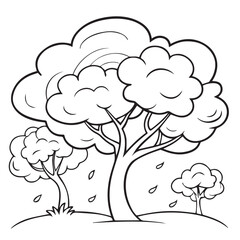 vector illustration of a tree