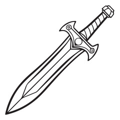 sword vector illustration
