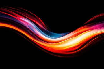 Abstract flowing colors