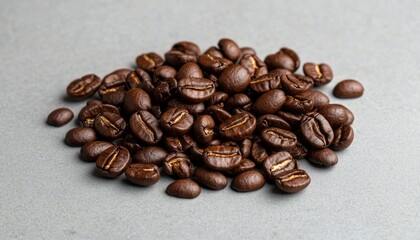 Naklejka premium Roasted coffee beans