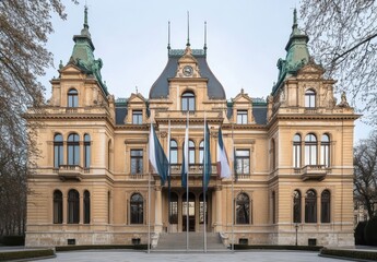 Fototapeta premium Ornate European Building