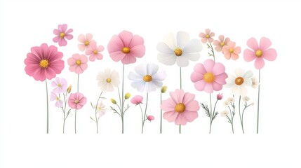 Obraz premium Colorful flower arrangement, vibrant blossoms in various shades, perfect for spring celebrations or decorative accents.