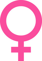 Obraz premium Gender symbols. Male, female sex sign gender equality icon in flat isolated on transparent background