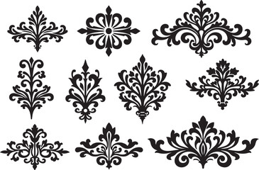 Vintage Scrollwork and Floral Frame Bundle – Laser Ready Vectors

