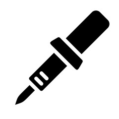 Soldering iron Solid Icon
