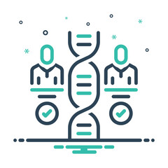 Mix icon for dna matching