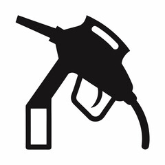 Fuel nozzle vector on white background.