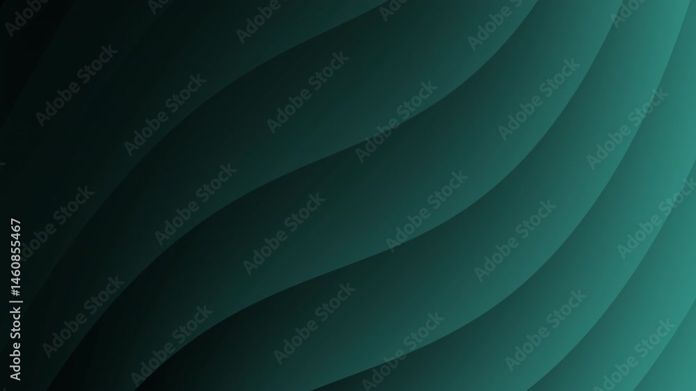 Poster a dark teal abstract background with smooth, flowing curved lines and a gradient effect.