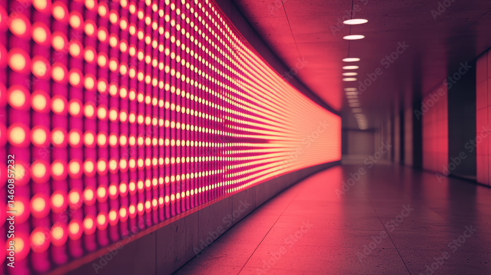 Poster side angle realistic 4k 3d background featu sonic textures with glowing red lights creating a vibran