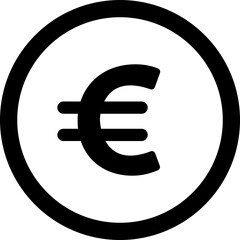 Exchange money dollar icon in line. isolated on transparent background.