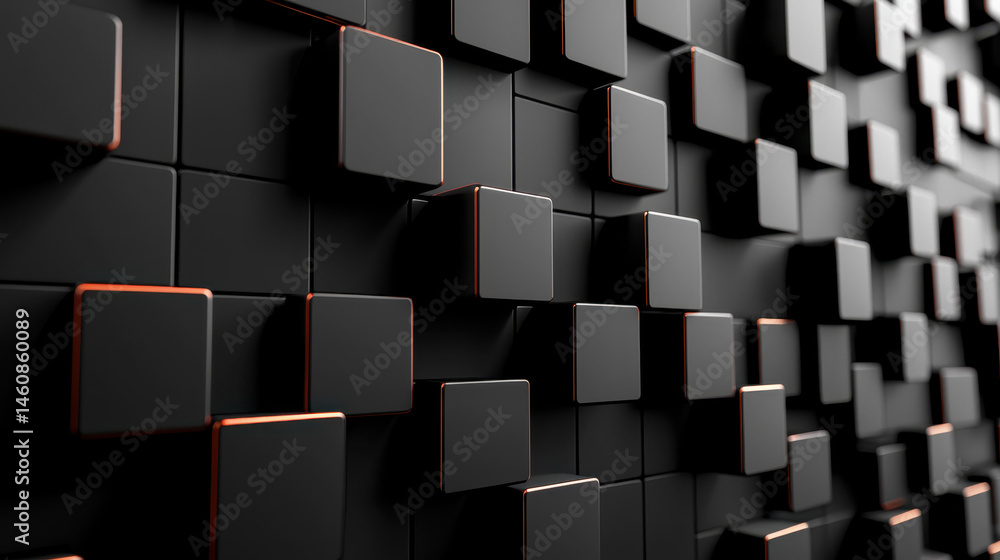 Poster a dynamic 3d background showcasing sound wave visualization with realistic depths and angles in 4k r