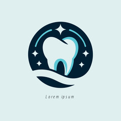 dental logo design vector 