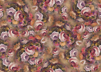 Abstract allover seamless background pattern and wallpaper with stylist blur wave lining texture Abstract Pattern, Seamless Pattern, Traditional Block pattern, Wallpaper, illustration designs, allover