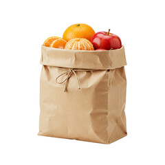 Sack Lunch isolated on transparent background