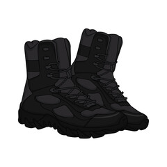 Safety Boots Vector Image And Illustration