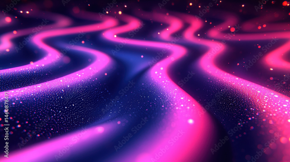 Poster a visually stunning 4k background featu swirling patterns rendered in 3d with a realistic side angle