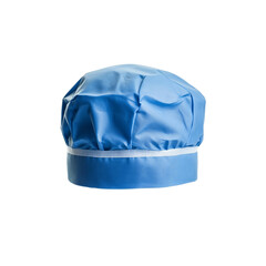 Fototapeta premium Blue Chef Hat, Professional Culinary Headwear, Food Service Cap