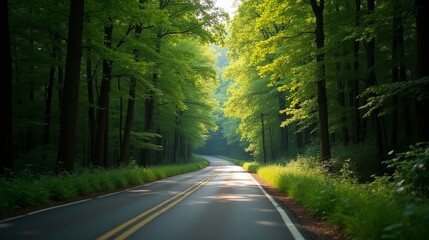 Obraz premium Forest Escape: A Journey of Serenity