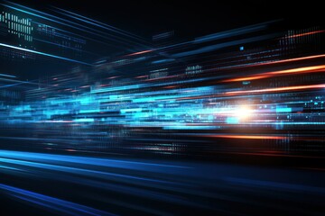 Digital data stream background