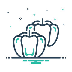 Mix icon for paprika