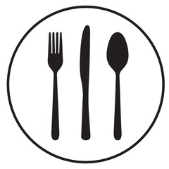 Cutlery icons illustration Design Cutlery vector icon