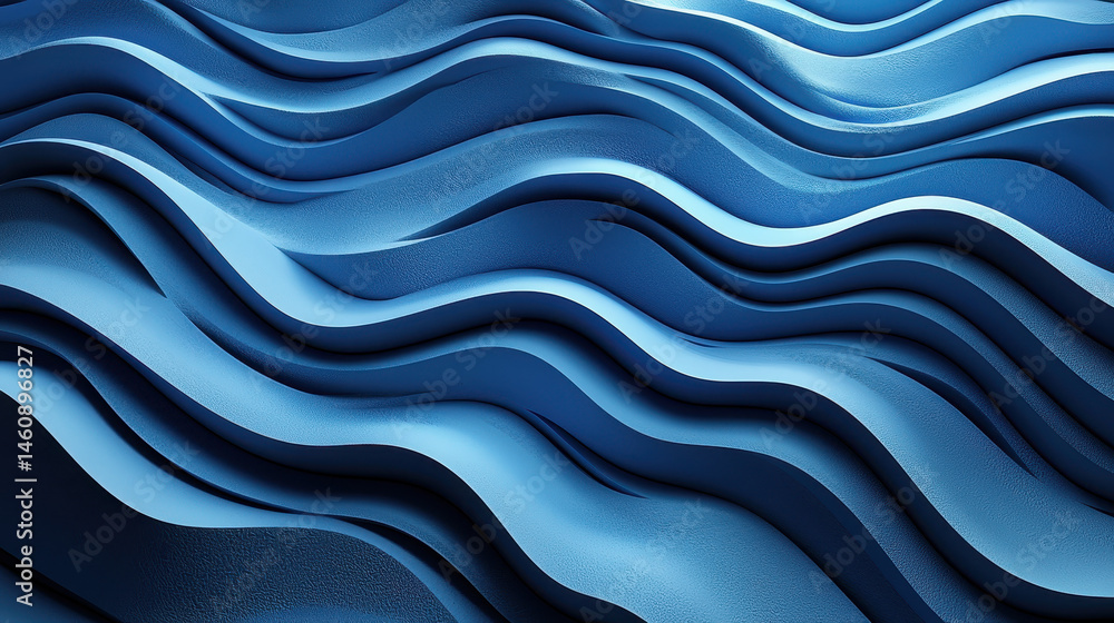Poster the mesmerizing 4k side view displays realistic, detailed 3d background wave characteristics with el