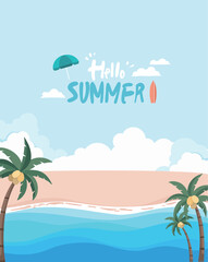 Obraz premium 여름배경