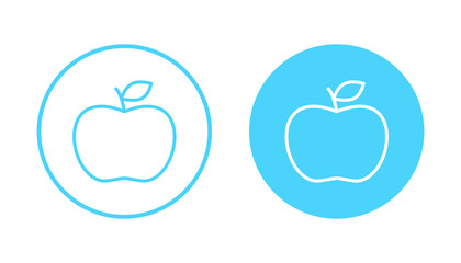 Apple icon vector. Apple sign and symbols for web design.