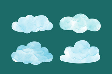 vector illustration of cloud