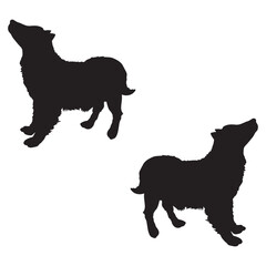 Dogs silhouette, Dogs vector, Dogs illustration, silhouette, set icon, silhouette, Dogs