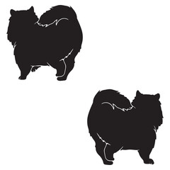 Dogs silhouette, Dogs vector, Dogs illustration, silhouette, set icon, silhouette, Dogs