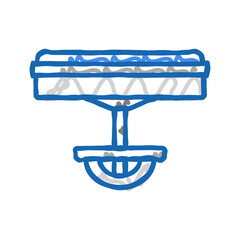 stickpin jewelry fashion icon doodle illustration