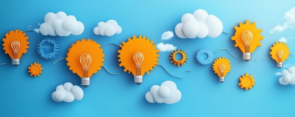 A visual representation of the creative process, blending imagination and innovation.