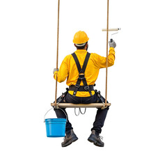 men color on the wall