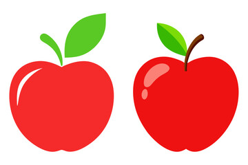 red apple vector 