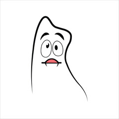 cute ghost drawing