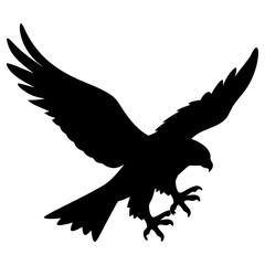 Obraz premium hawk-vector-silhouettes