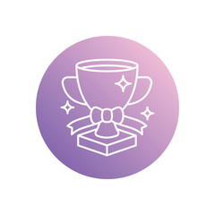 Achievement icon vector stock illustration