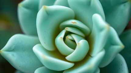 Tight close-up shot of a turquoise Jade Vine, detailed focus, soft contrast, soft saturation, ultra-HD resolution, professional style