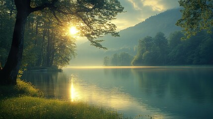 morning on the river
