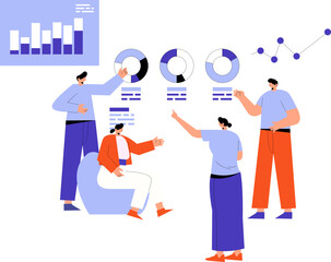 Business Discussion and Data Analysis Illustration