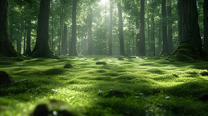 morning in the woods