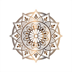 Elegant Islamic Mandala Design Transparent Floral Pattern for Premium Invitation Templates